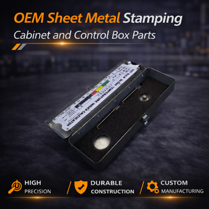 Piezas de Gabinete y Caja de Control de Acero Inoxidable y Aluminio OEM, Estampado de Chapa Metálica de TW - Product Image 3