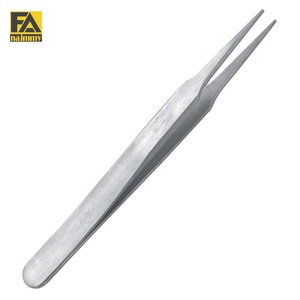Pince chirurgicale manuelle en acier inoxydable à pointe fine style Dumont 2, instrument de classe I certifié CE - Product Image 1