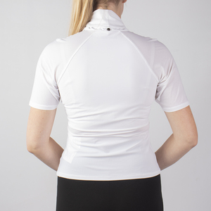 เสื้อขี่ม้าผู้หญิงแบบใหม่ขายส่ง เสื้อแข่งขันขี่ม้าแขนสั้น พร้อมโลโก้แบบกำหนดเอง - Product Image 5