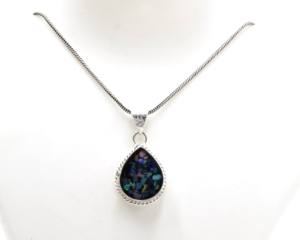 AAA+++ Opal Doublet <b>Ring</b> 925 Sterling Silver & German Silver Natural Opal Doublet Gemstone <b>Adjustable</b> Handmade Jewelry - Product Image 3