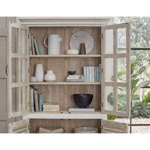 Armoire autoportante portable en bois de manguier massif de style indien pour la maison, la cuisine, le rangement décoratif, les restaurants et l'usage domestique - Product Image 2