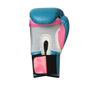 Guantes de Boxeo Personalizados con Logotipo Blanco y Rosa para Mujer, Equipo de Entrenamiento de Cuero PU, Guantes de Boxeo con Diseño Geométrico Impreso para Mujer, Sparring - Product Image 5