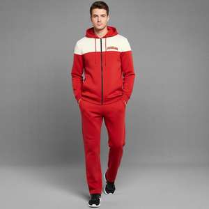 Conjunto Deportivo de Dos Piezas para Hombre, Transpirable, de Felpa Técnica, 100% Algodón, para Gimnasio, Fitness, Correr, Invierno - Product Image 3