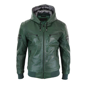 Chaqueta de Cuero Transpirable a Precio Razonable, Chaqueta de Invierno para Uso en Exteriores, Chaqueta de Cuero Ligera para Hombre al por Mayor - Product Image 1