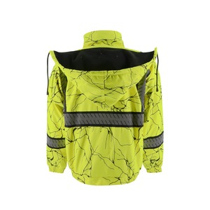 Wholesale Winter <b>Waterproof</b> Worker Security Clothing Coat Men <b>Hi</b> <b>Vis</b> Custom Construction Workwear Reflective Safety Work <b>Jacket</b> - Product Image 4