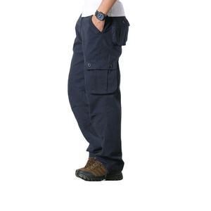 Pantalon Cargo en Toile pour Homme, Taille Haute, Décontracté, Imperméable, Multi-Poches, Jambe Droite, Anti-Usure, Poids Lourd, Fournisseur BD, Vie Quotidienne - Product Image 4