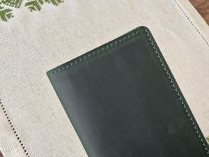 Porta facturas de cuero genuino de alta gama para restaurante, presentador de cheques con logotipo personalizado, elegante organizador de recibos para cafetería LBH-0004B - Product Image 6