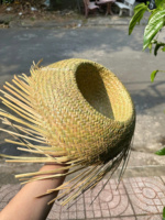 Chapeau de paille Pava, Sombrero portoricain, Chapeau de paille Bad Bunny, couleur naturelle, pour l'été, costume hawaïen, chapeau de plage, prix abordable