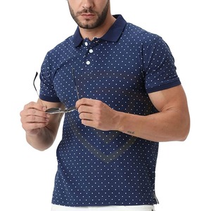 T-shirts à manches courtes pour hommes, coupe ample, en jersey de coton, style décontracté, OEM, polo pour hommes - Product Image 1