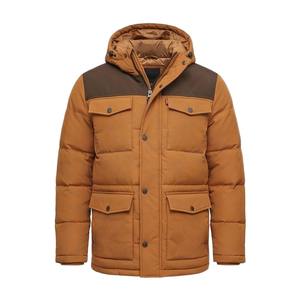 Chaqueta Parka Acolchada para Hombre, Resistente al Agua, con Capucha Ajustable, Aislamiento Térmico, Cierre Oculto con Cremallera y Broches - Product Image 1