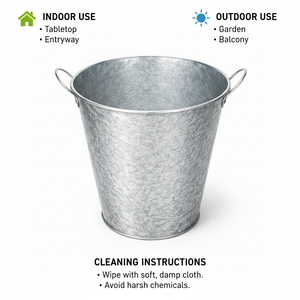 Seau galvanisé - 6x7 pouces - Product Image 4