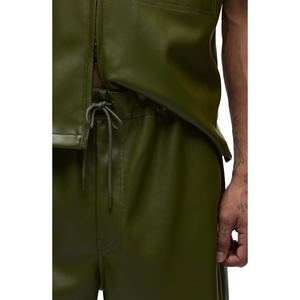 Chemise en cuir à manches courtes de haute qualité, sur mesure, OEM ODM, nouvelles arrivées, pour hommes, chemises en cuir authentiques - Product Image 3