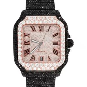 Nuevo Reloj VVS Moissanite con Diamantes, Reloj Clásico de Lujo Estilo Hip Hop, Reloj Mecánico Automático para Hombre de Fabricante Indio - Product Image 3