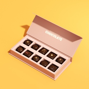 Caja de Regalo Magnética Personalizada, Caja de Embalaje Rígida de Lujo Romántica con Diseño de Corazón para el Día de San Valentín, Aniversario de Bodas - Product Image 4