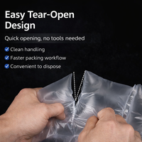 AIR-DFLY OEM Personnalisé 10x20cm Rouleau de film gonflable pour coussin d'air PE Transparent pour emballage de rembourrage et protection d'expédition