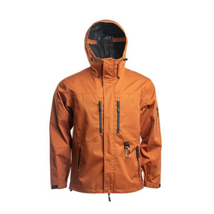 Chaqueta Impermeable para Hombre, Transpirable, para Actividades al Aire Libre, con Capucha Ajustable, Cierre Completo con Cremallera y Bolsillos con Cremallera Seguros - Product Image 1