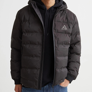Blouson d'hiver matelassé pour homme, style urbain, conception personnalisée OEM, haute qualité, épais, réversible, écologique - Product Image 2