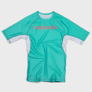 Rashguard MMA personnalisé imprimé pour homme, noir, manches longues, compression, séchage rapide, ajusté, en spandex et polyester, vêtements d'arts martiaux mixtes - Product Image 5