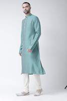 Conjunto de Kurta y Pijama para Hombre, Tela de Alta Calidad, Marca Personalizada, Fabricante de Ropa Islámica, MOQ Bajo, Venta al Por Mayor, Todas las Temporadas, Personalizable