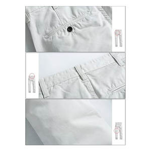 Pantalones Chinos Casuales de Corte Recto para Hombre, Cómodos, de Mezcla de Algodón, para Oficina y Trabajo, Ajuste Delgado, Estilo Moderno - Product Image 4