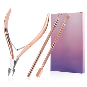 Harbor Industry Professional High Curved Stainless Steel Nail Care Tool Kit <b>Cuticle</b> Nipper Pusher <b>Trimmer</b> Finger Wide Jaw - Product Image 1
