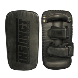 Best Quality Custom Logo Martial Arts Kick <b>Shield</b> Wholesale Taekwondo Curved Foot Target Punching Pad Durable Leather Thai Pads - Product Image 1