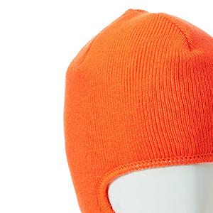 Pasamontañas Unisex Naranja de Primera Calidad Personalizado, Cubre Rostro Completo, para Uso en Exteriores, 100% Acrílico, Talla Adulto - Product Image 3