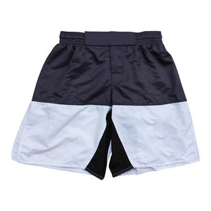 Shorts de boxe MMA personnalisés en gros d'usine, haute qualité, blancs et noirs, shorts de Muay Thai à prix abordable, shorts de boxe personnalisés - Product Image 3