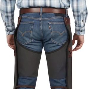 Protège-jambes de fermeur en cuir personnalisés, robustes et réglables, pour le soin des sabots et la protection des pattes des chevaux - Product Image 6