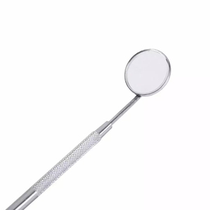 Miroirs à cils personnalisés avec logo, haute qualité, vue frontale parfaite, poignée extra large, forme ovale, cadre en acier inoxydable, éclairés - Product Image 2