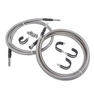 Quick Fix Braided SS Fuel Line Kit for Chevy Silverado GMC Sierra 1500 2500 3500 2004-2010 6.0L Gas V8 Regular Cab-FL FG0340 819 - Product Image 6