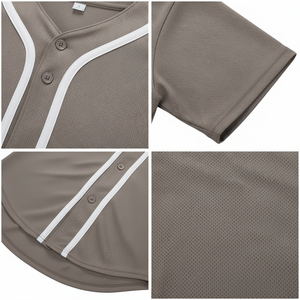 Maillot de baseball et de softball 100% haute qualité, vêtements de sport, couleur personnalisée, t-shirt antibactérien, séchage rapide, respirant, pour hommes - Product Image 4
