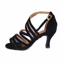 Zapatos de Baile Latinos de Salón, Tango y Salsa para Niñas, de Alta Calidad, al por Mayor, de Cuero Genuino, Color/Talla/Logotipo Personalizables