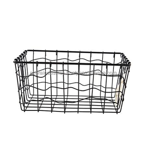 Panier à pain en fer noir écologique moderne Azora Industries avec poignée, taille et forme personnalisées, multifonction, fabriqué en Inde - Product Image 2