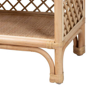 Creative Design Rattan Shelving Tall Room <b>Storage</b> Organizer Durable Hand Crafted <b>Wicker</b> Plant Stand Home Decorative <b>Unit</b> - Product Image 3
