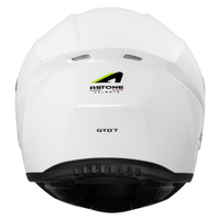 Casque de moto intégral ASTONE HELMETS ABS modèle GTO7 CAMO GLOSS WHITE SILVER avec doublure en polyester
