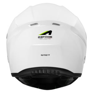 Casque de moto intégral ASTONE HELMETS ABS modèle GTO7 CAMO GLOSS WHITE SILVER avec doublure en polyester - Product Image 5