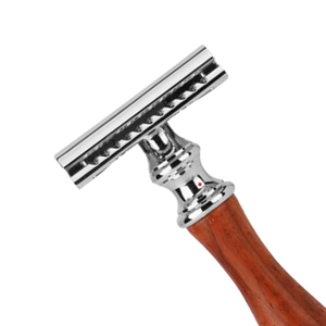 Wooden Handle Double Edge Blades Shaving Tool Stainless Steel Natural Safety <b>Razor</b> For <b>Men</b> Face Natural Wood Handle Eco Shaving - Product Image 3