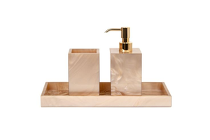 Ensemble de salle de bain quatre pièces en résine rougeâtre pour maisons, hôtels et toilettes à prix abordable - Product Image 4