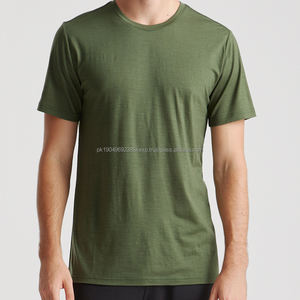 เสื้อยืดแขนสั้นสำหรับผู้ชาย เสื้อยืดฤดูร้อนผู้ชาย ผ้าฝ้ายไผ่ เสื้อยืดผู้ชาย เสื้อยืดออร์แกนิค เสื้อยืดโอเวอร์ไซส์ - Product Image 1