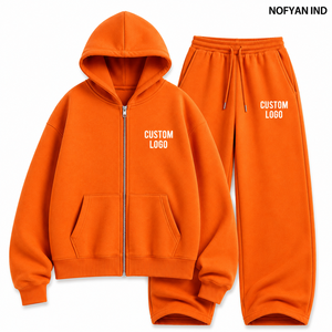 Fabricante de Conjuntos Deportivos Personalizados de Felpa Francesa, Sudadera con Capucha y Pantalones Jogger, Ropa de Marca Privada OEM, Fábrica Mayorista a Nivel Mundial - Product Image 1