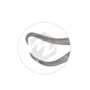 Pince à serviettes Backhaus pour main gauche, en acier inoxydable de qualité chirurgicale, instruments médicaux pour drapage et fixation des serviettes, autoclavable et antirouille - Product Image 6