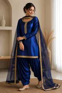 Elegantes Conjuntos Indios y Pakistaníes, Traje Especial para Eid Ramzan, Salwar Kameez Patiala, Atuendo Tradicional Listo para Usar en Bodas - Product Image 2