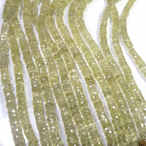 Nuevas Gemas de Cuarzo Champion Natural, Cuentas Heishi de 16 pulgadas con perforación central, Discos planos facetados de 6mm, Gemas Champion para DIY - Product Image 6