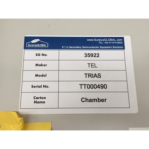 TEL Trias Chamber CVD Ti - อุปกรณ์และอะไหล่เซมิคอนดักเตอร์ระดับโลกที่เชื่อถือได้ - Product Image 2