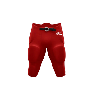 Wholesale <b>Padded</b> American Football Pants Factory Custom Sublimation Team Football <b>Practice</b> Pants Men Spandex Integrated Football - Product Image 2