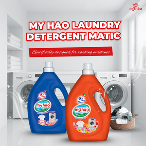 My Hao 5X Matic <b>Laundry</b> <b>Detergent</b> Concentrated Liquid European Formula French Perfume Deep Clean Stain Removal Vietnam Eco Care - Product Image 6