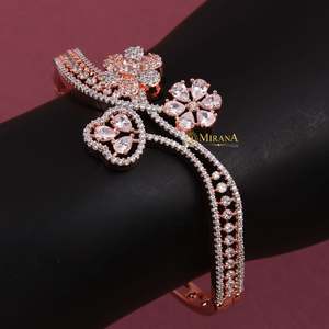 Crystal Flower Twig Bracelet - Product Image 4