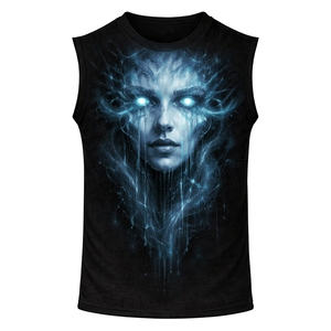 Camiseta deportiva sin mangas para hombre, material suave y transpirable, diseñada para entrenamiento en el gimnasio, ejercicios y un estilo de vida activo. - Product Image 4