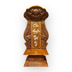 Una tableta ancestral exquisitamente tallada, utilizada para adorar a los antepasados a través de muchas generaciones. - Product Image 5